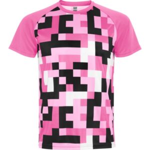 Τεχνικό T-Shirt με Εκτύπωση ROTNEV silk pink_printiq.gr
