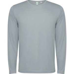Τεχνικό T-Shirt με Εκτύπωση S/L LIROTSE γκρι_printiq.gr