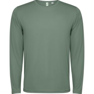 Τεχνικό T-Shirt με Εκτύπωση S/L LIROTSE laurel green_printiq.gr