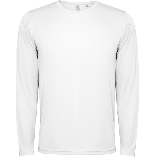 Τεχνικό T-Shirt με Εκτύπωση S/L LIROTSE λευκό_printiq.gr