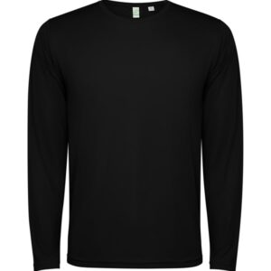 Τεχνικό T-Shirt με Εκτύπωση S/L LIROTSE μαύρο_printiq.gr
