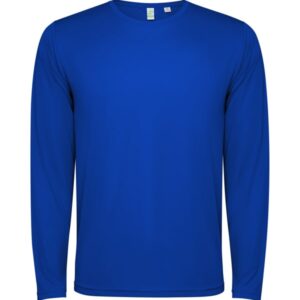 Τεχνικό T-Shirt με Εκτύπωση S/L LIROTSE μπλε ρουά_printiq.gr