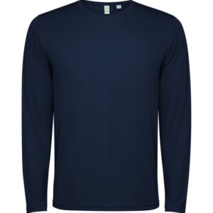 Τεχνικό T-Shirt με Εκτύπωση S/L LIROTSE μπλε σκούρο_printiq.gr