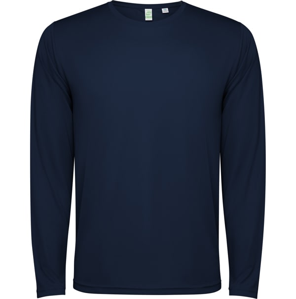 Τεχνικό T-Shirt με Εκτύπωση S/L LIROTSE μπλε σκούρο_printiq.gr