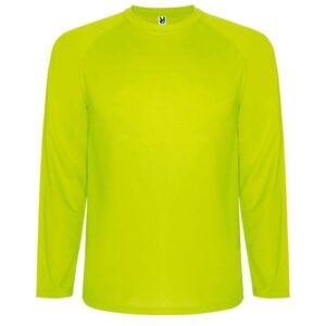 Τεχνικό T-Shirt με Εκτύπωση S/L OLRACETNOM fluor yellow_printiq.gr