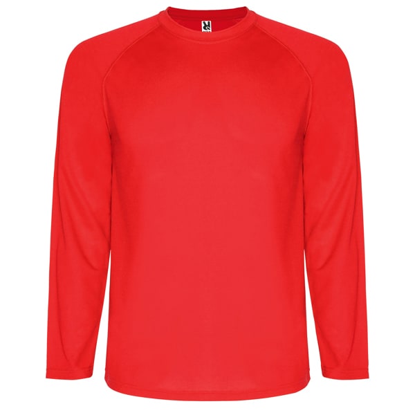 Τεχνικό T-Shirt με Εκτύπωση S/L OLRACETNOM κόκκινο_printiq.gr