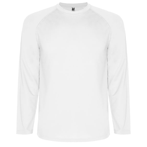 Τεχνικό T-Shirt με Εκτύπωση S/L OLRACETNOM λευκό_printiq.gr