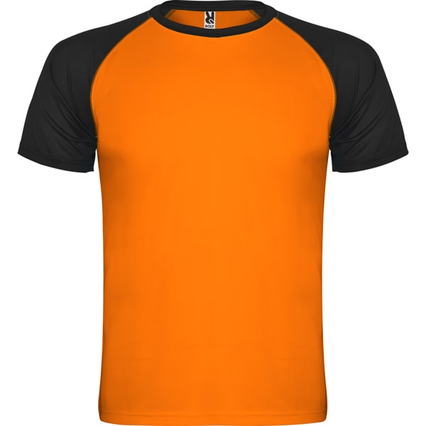 Τεχνικό T-Shirt με Εκτύπωση SILOPANAIDNI fluor orange/black_printiq.gr
