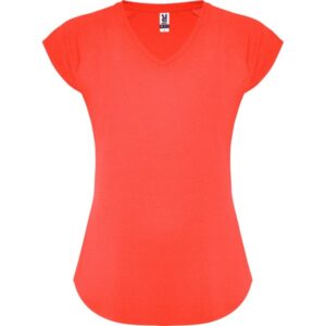 Τεχνικό T-Shirt με Εκτύπωση SUVA fluor coral_printiq.gr