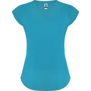 Τεχνικό T-Shirt με Εκτύπωση SUVA heather turquoise_printiq.gr