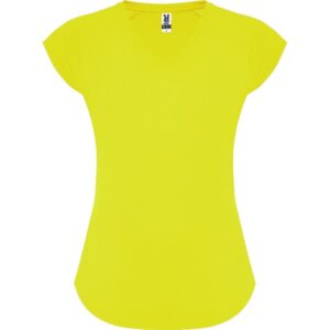 Τεχνικό T-Shirt με Εκτύπωση SUVA lime yellow_printiq.gr