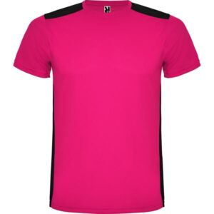 Τεχνικό T-Shirt με Εκτύπωση TIORTED fuchsia/black_printiq.gr