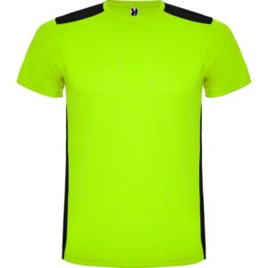 Τεχνικό T-Shirt με Εκτύπωση TIORTED punch lime/black_printiq.gr